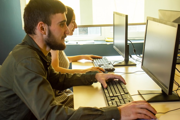 Modern web development workspace